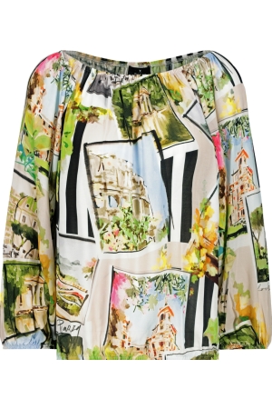 Monari Bluse 117 Maror gemusstert