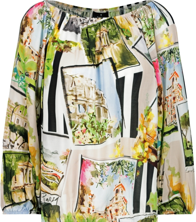 Monari Bluse 117 Maror gemusstert