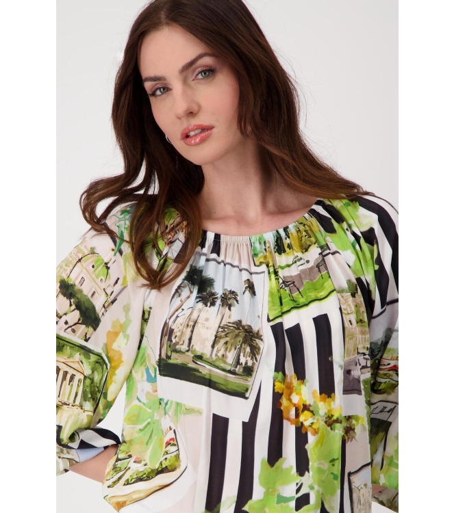 Monari Bluse 117 Maror gemusstert