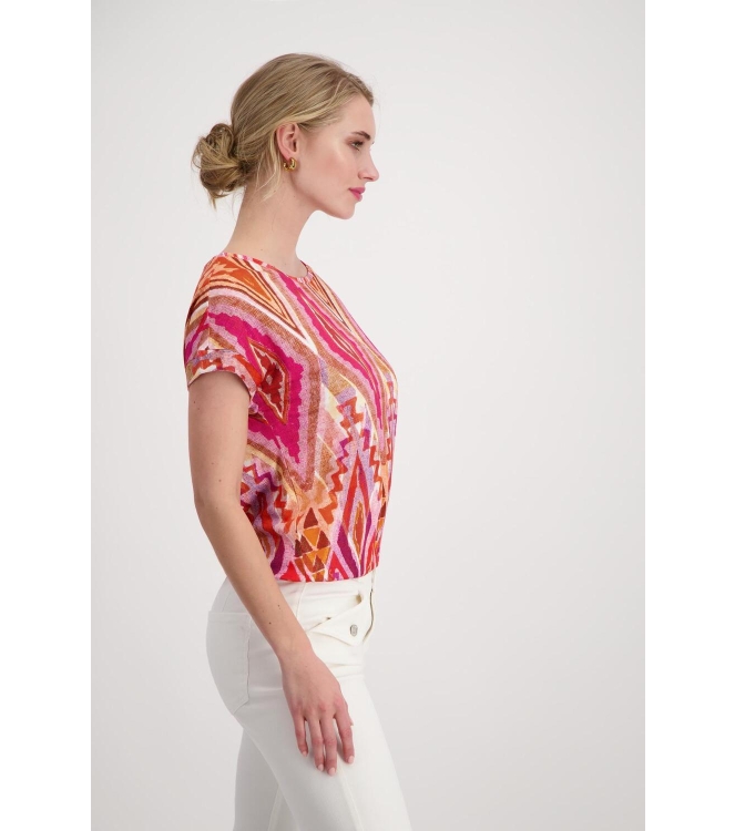 Monari T-Shirt 401 Berry sorbet pattern