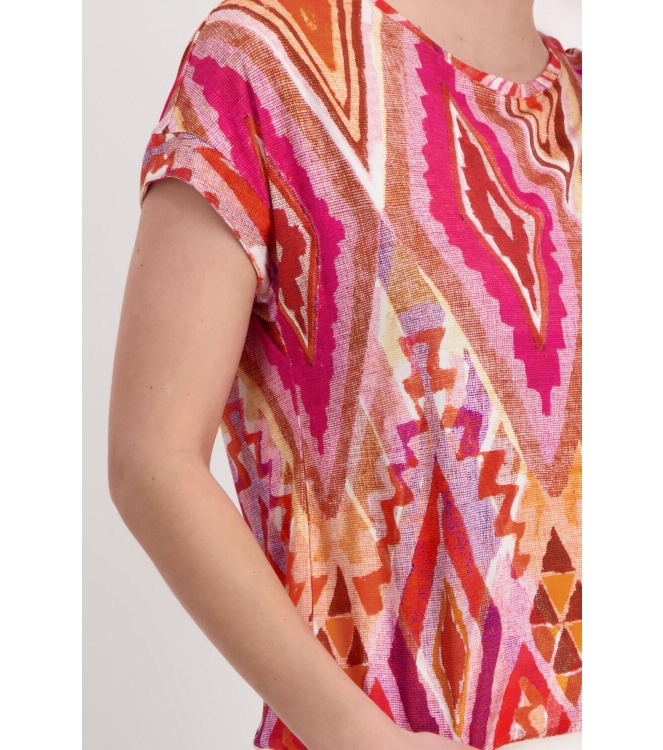 Monari T-Shirt 401 Berry sorbet pattern