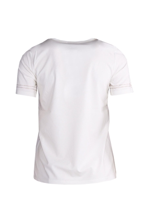 Leo en Ugo TEJ699 Tee Shirt Off-White/Gold