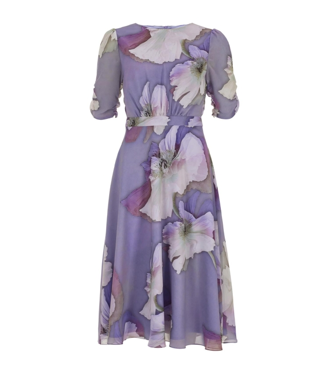 Swing Chiffon Jurk 4401 Fashion Lilac/Multi