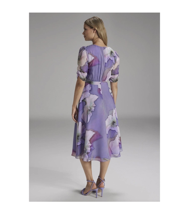 Swing Chiffon Jurk 4401 Fashion Lilac/Multi