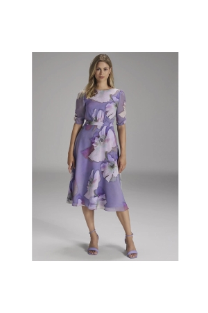 Swing Chiffon Jurk 4401 Fashion Lilac/Multi
