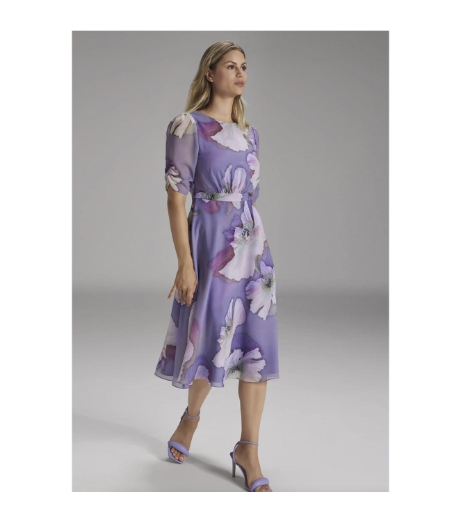 Swing Chiffon Jurk 4401 Fashion Lilac/Multi