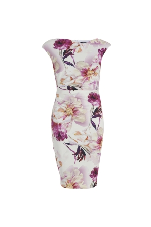 Swing Scuba Jurk 452 red violet