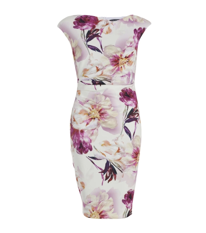 Swing Scuba Jurk 452 red violet