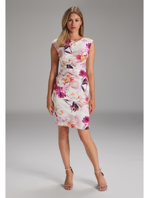 Swing Scuba Jurk 452 Red violet