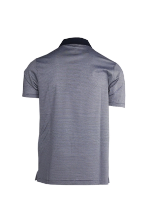 Paul and Shark Cotton jersey polo with shark badge 125 Licht Blauw