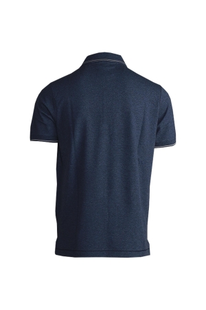 Paul and Shark Cotton pique polo shirt w shark badge 013 Navy