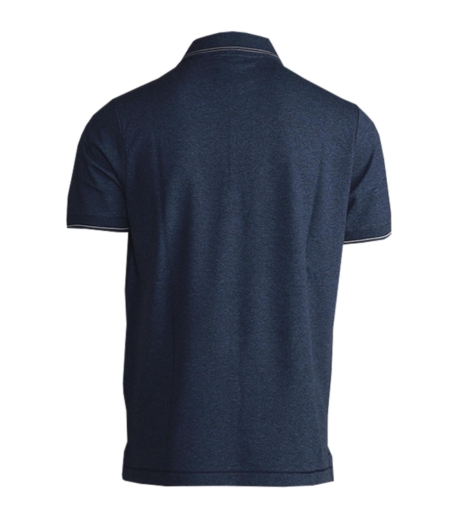 Paul and Shark Cotton pique polo shirt w shark badge 013 Navy
