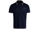 Paul and Shark Pique cotton polo shirt w shark print 013 Navy