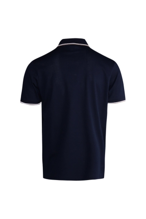Paul and Shark Pique cotton polo shirt w shark print 013 Navy