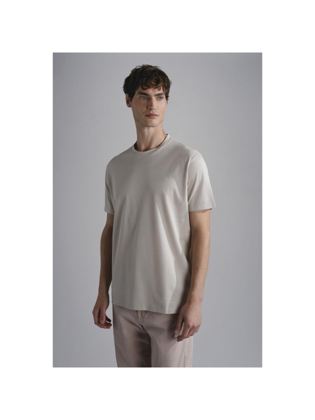 Paul and Shark Silver collection cotton pique t-shirt 029 Beige