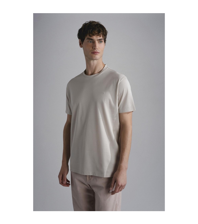 Paul and Shark Silver collection cotton pique t-shirt 029 Beige
