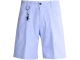 Paul and Shark Cotto Linen 1 pince bermuda 196 Licht Blauw