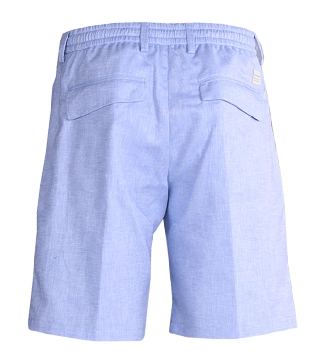 Paul and Shark Cotto Linen 1 pince bermuda 196 Licht Blauw