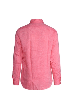 Paul and Shark Linen button down shirt 176 Koraal