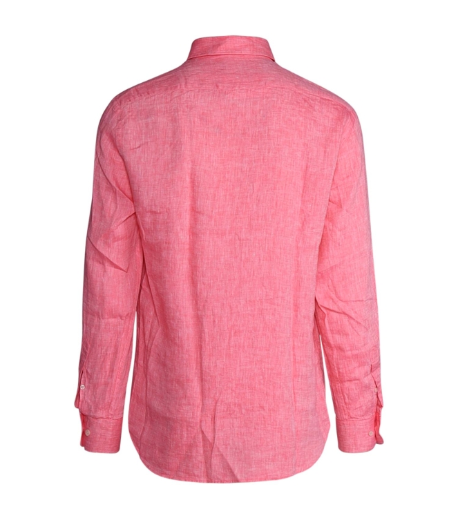 Paul and Shark Linen button down shirt 176 Koraal