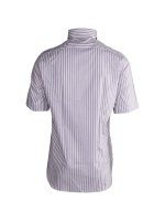 Paul and Shark Silver cotton twill button down shirt V86 Licht blauw/Navy