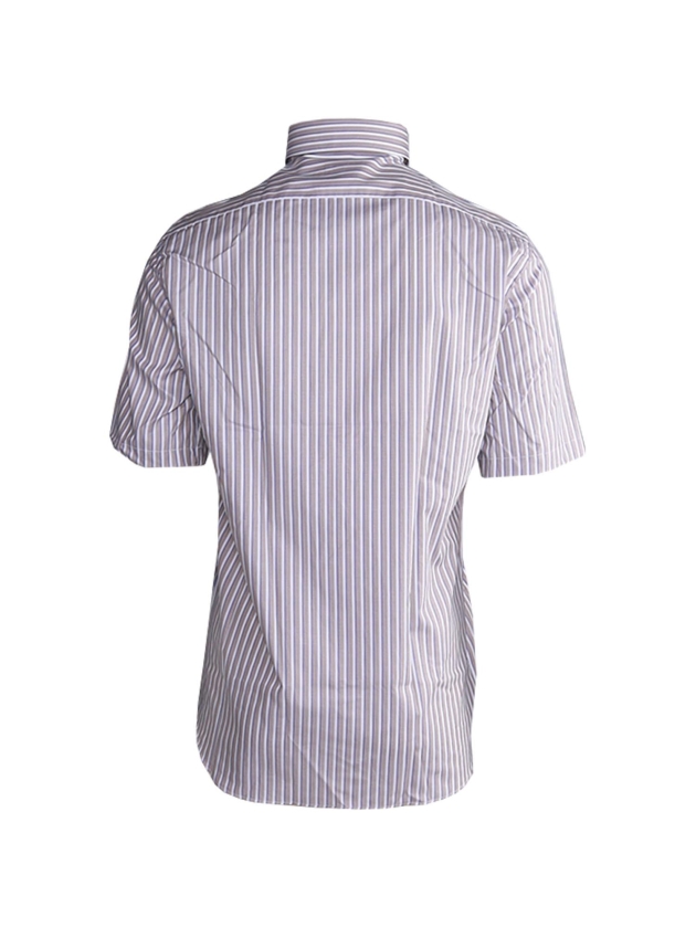 Paul and Shark Silver cotton twill button down shirt V86 Licht blauw/Navy