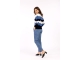 Studio Anneloes Isa zigzag ajour pullover 1163 off white/denim