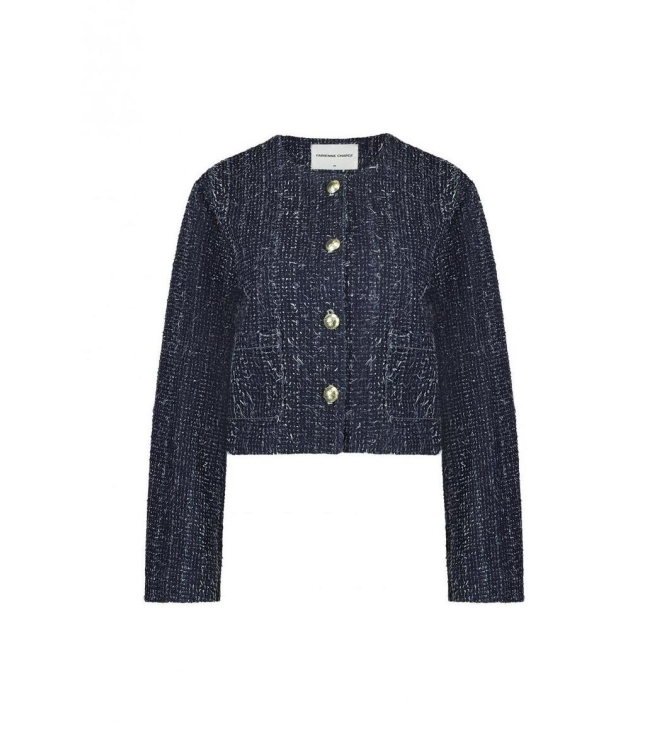 Fabienne Chapot Davis Denim Blazer 3622 Dark Indigo
