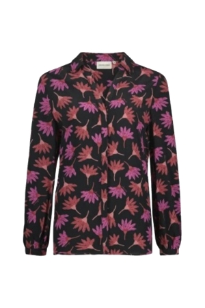 Fabienne Chapot Liv Blouse 0107 Black/Cerise Red