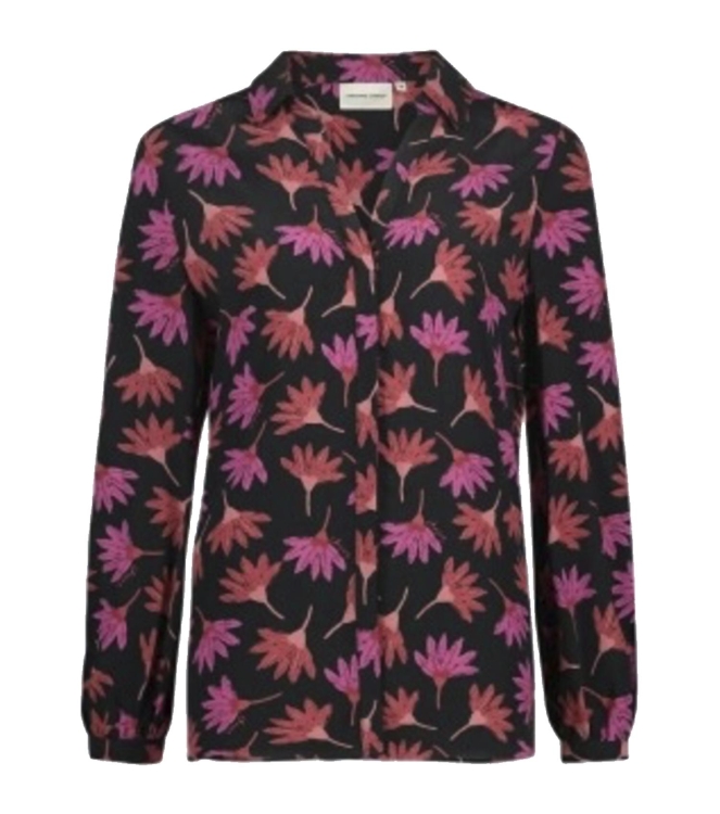 Fabienne Chapot Liv Blouse 0107 Black/Cerise Red