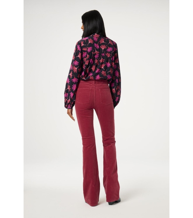 Fabienne Chapot Liv Blouse 0107 Black/Cerise Red