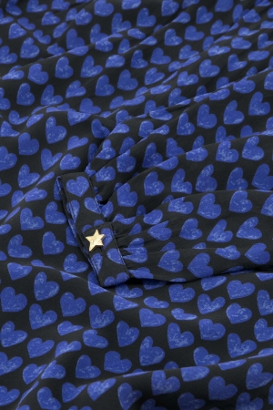 Fabienne Chapot Frida Blouse 0110 Black/Bright Blue