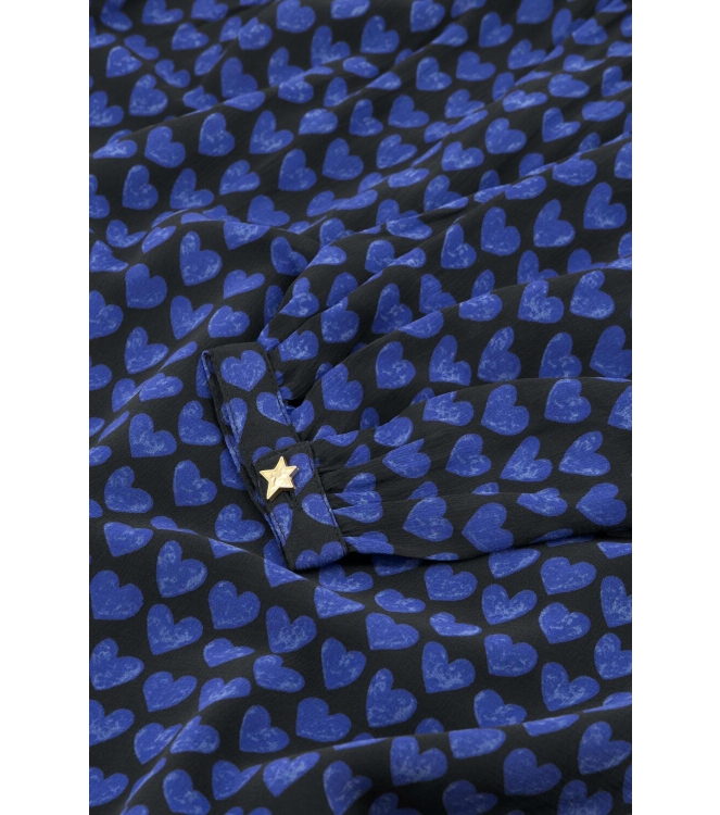 Fabienne Chapot Frida Blouse 0110 Black/Bright Blue