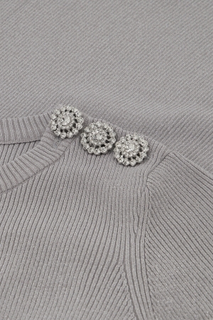 Fabienne Chapot Lollipop LS Pullover 9956 Silver