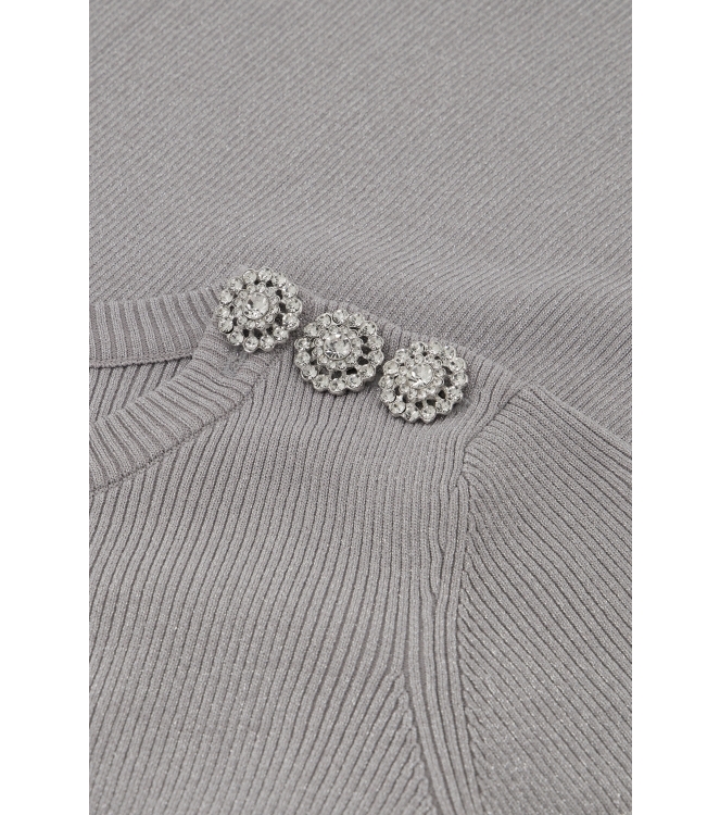 Fabienne Chapot Lollipop LS Pullover 9956 Silver