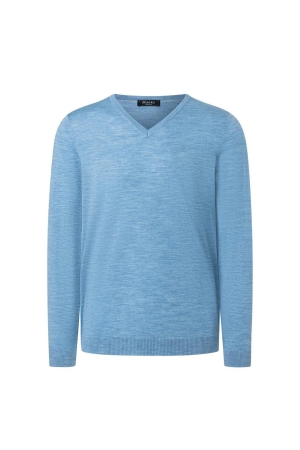 Maerz Pullover V-Ausschnitt 1/1 Arm 308 lichtblauw