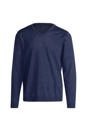 Maerz Pullover V-Ausschnitt 1/1 Arm 378 Blauw