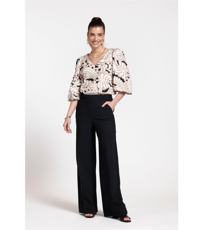 Studio Anneloes Layla paisley poplin top 1116 offwhite/clay