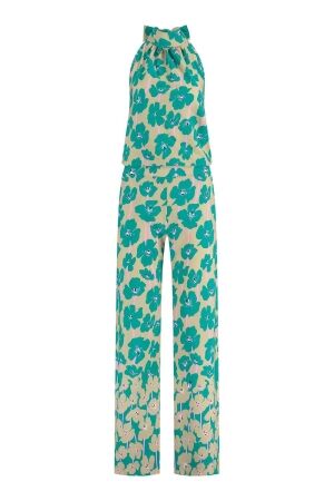 Studio Anneloes Monica bloom jumpsuit 1673 clay/smaragd