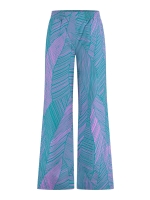 Studio Anneloes Doro poplin trousers 7346 Smaragd/Lila pink