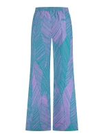 Studio Anneloes Doro poplin trousers 7346 Smaragd/Lila pink