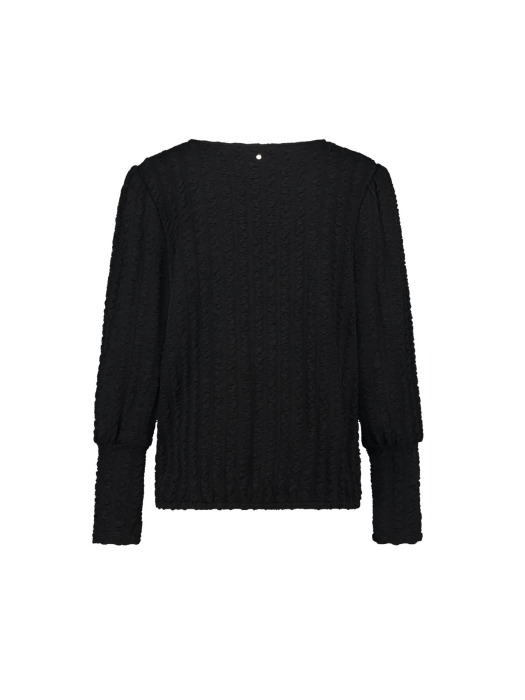 Tramontana Top Structure V-Neck 009000 Black