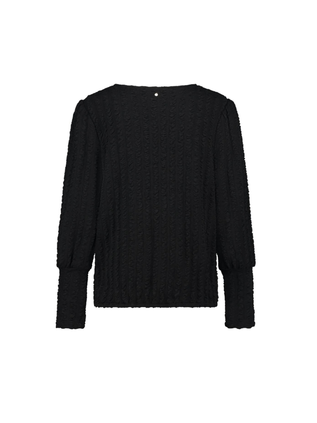 Tramontana Top Structure V-Neck 009000 Black