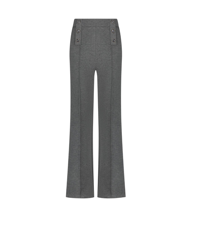 Tramontana Trousers Sailor Buttons 007030 Anthracite melange
