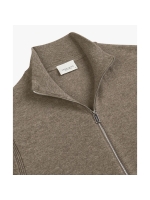 Profuomo CARDIGAN FULL ZIP BROWN MEL 200 Brown
