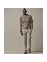 Profuomo CARDIGAN FULL ZIP BROWN MEL 200 Brown