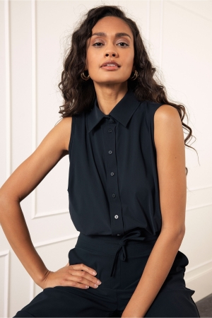 Studio Anneloes Bobby sls blouse 6900 dark blue