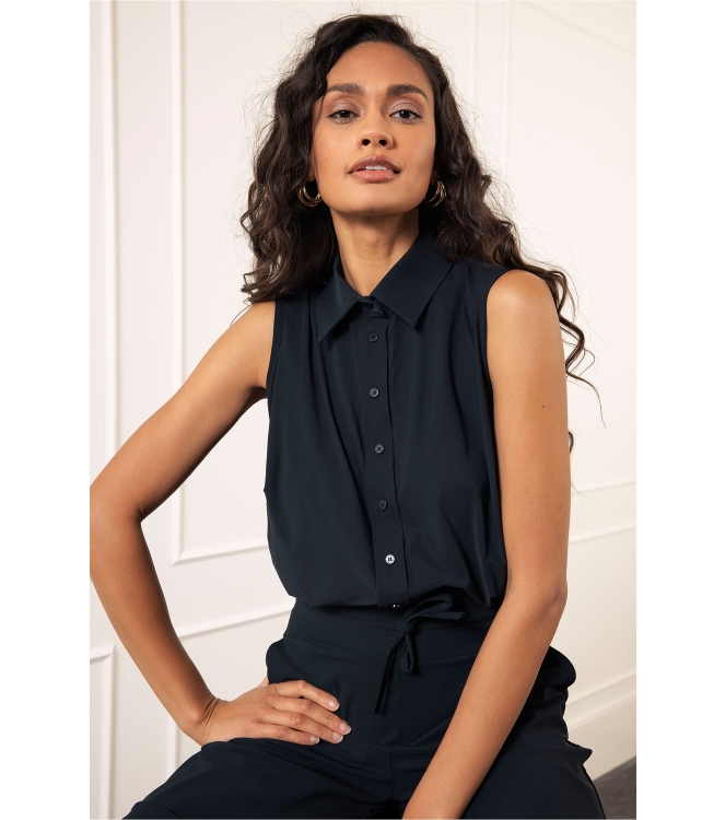 Studio Anneloes Bobby sls blouse 6900 dark blue