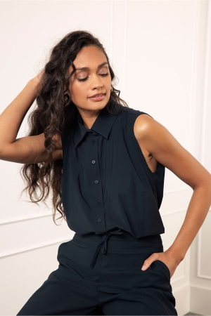 Studio Anneloes Bobby sls blouse 6900 dark blue