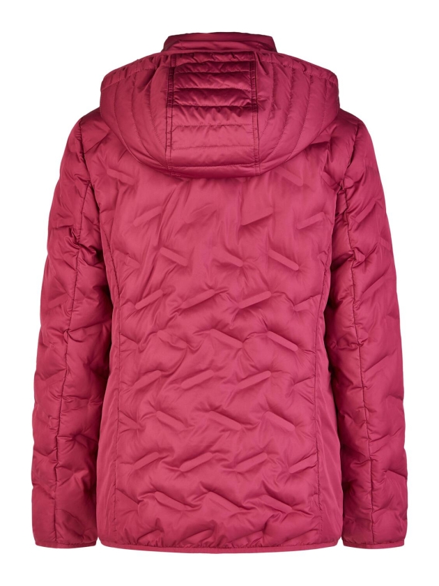 Lebek Jacke Stepp mit Kapuze 525 Wild berry